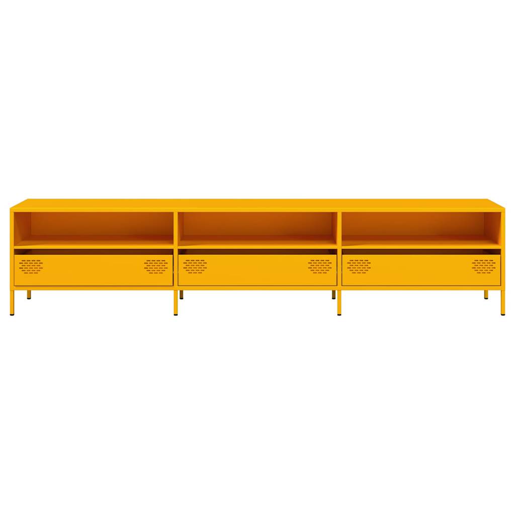 TV Cabinet Mustard Yellow 202x39x43.5 cm Cold-rolled Steel