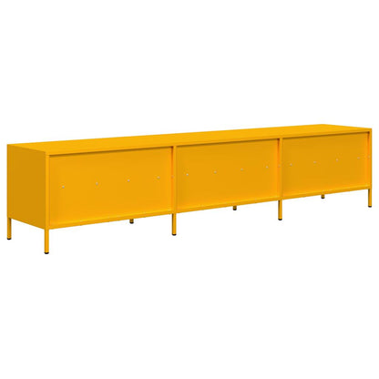 TV Cabinet Mustard Yellow 202x39x43.5 cm Cold-rolled Steel