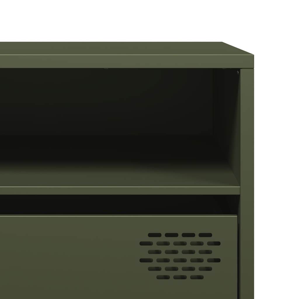 TV Cabinet Olive Green 202x39x43.5 cm Cold-rolled Steel