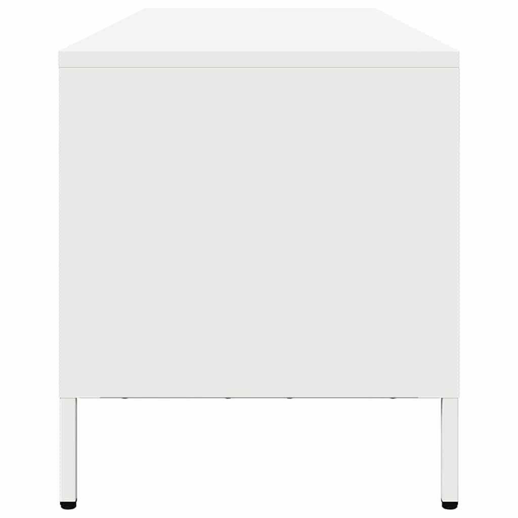 TV Cabinet White 202x39x43.5 cm Cold-rolled Steel