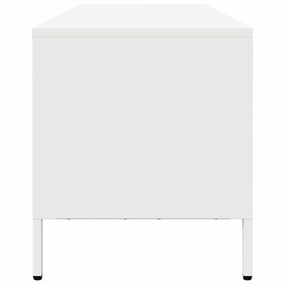 TV Cabinet White 202x39x43.5 cm Cold-rolled Steel