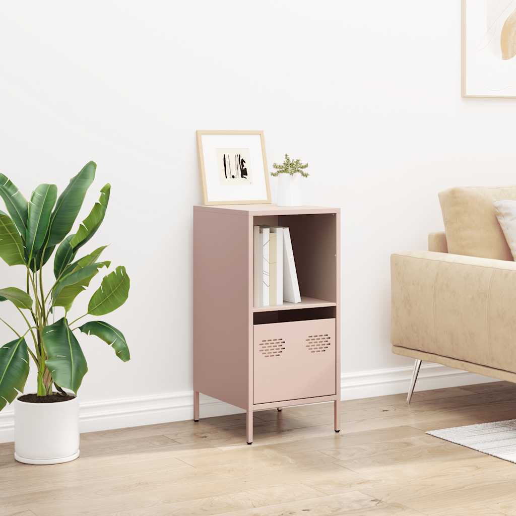 Sideboard Pink 35x39x73.5 cm Cold-rolled Steel