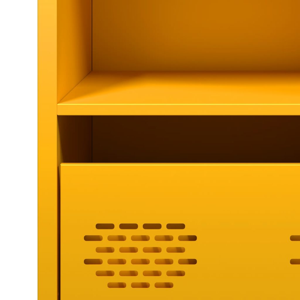 Sideboard Mustard Yellow 35x39x73.5 cm Cold-rolled Steel