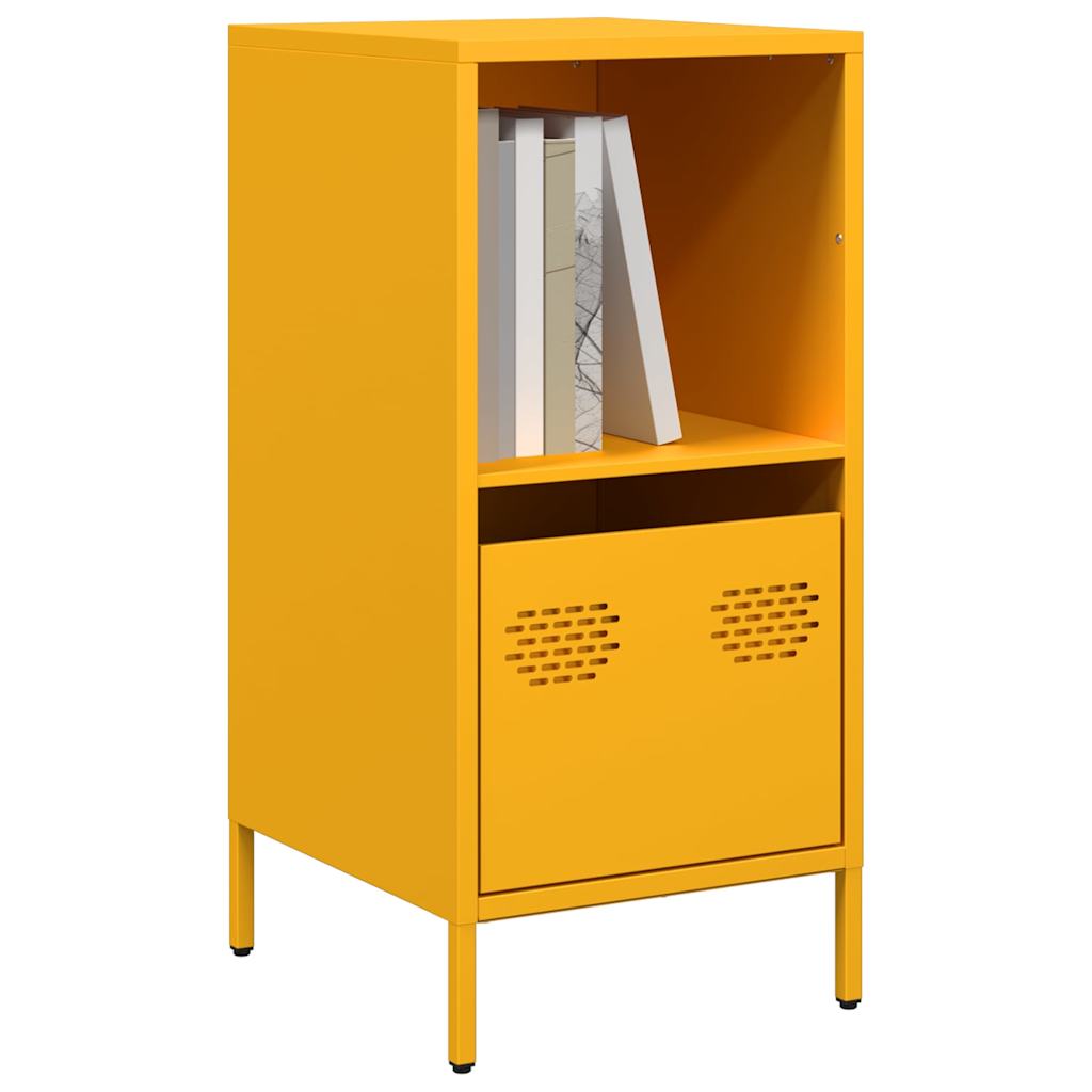 Sideboard Mustard Yellow 35x39x73.5 cm Cold-rolled Steel