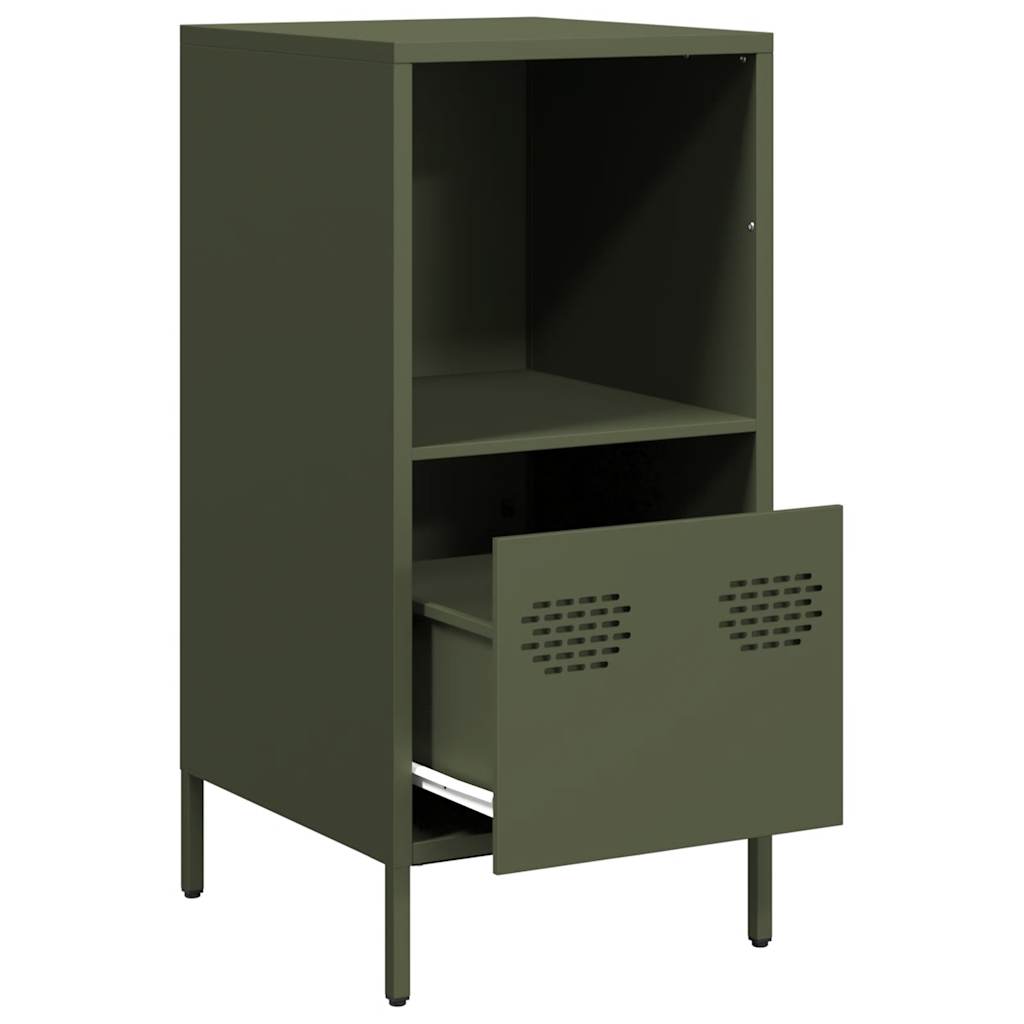 Sideboard Olive Green 35x39x73.5 cm Cold-rolled Steel