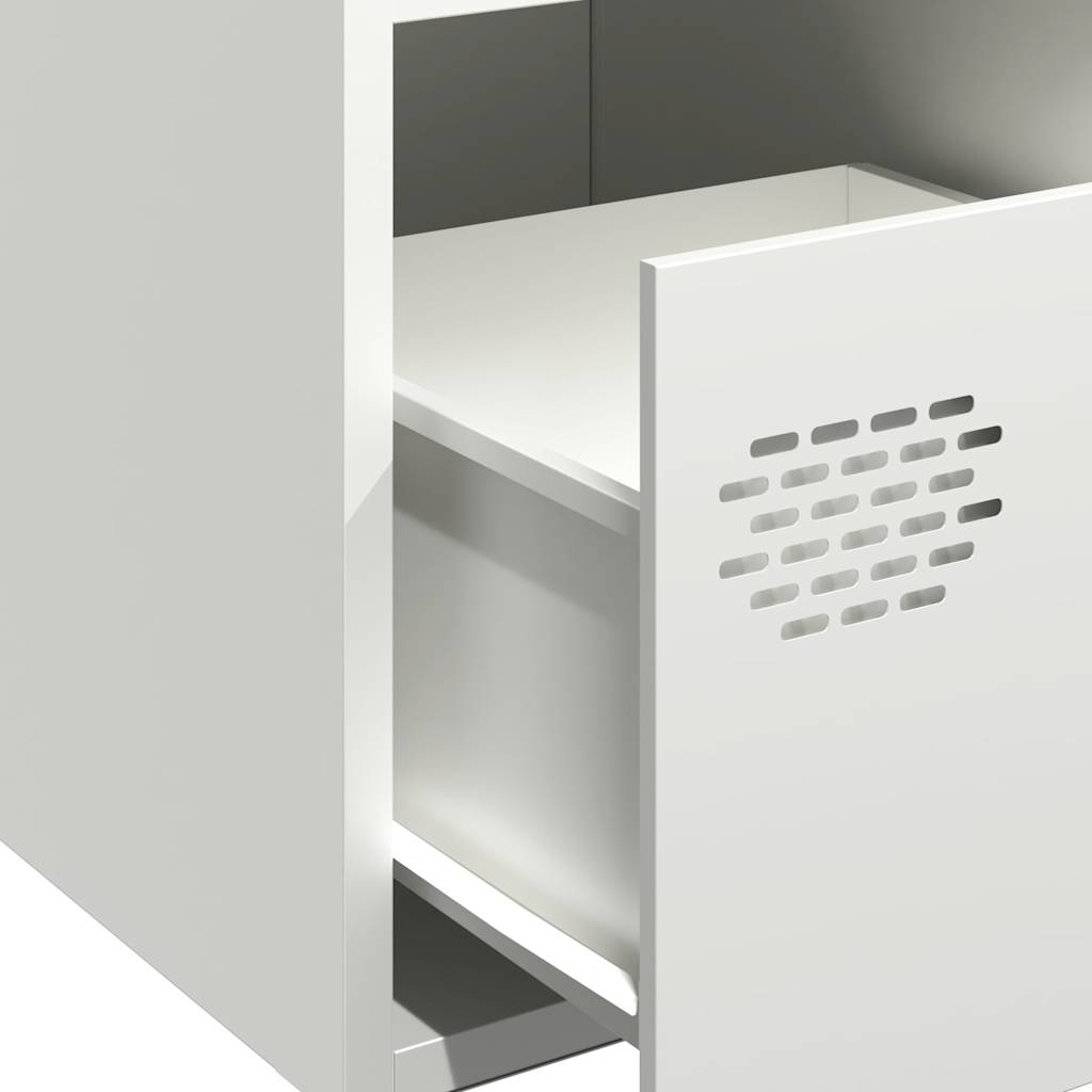 Sideboard White 35x39x73.5 cm Cold-rolled Steel