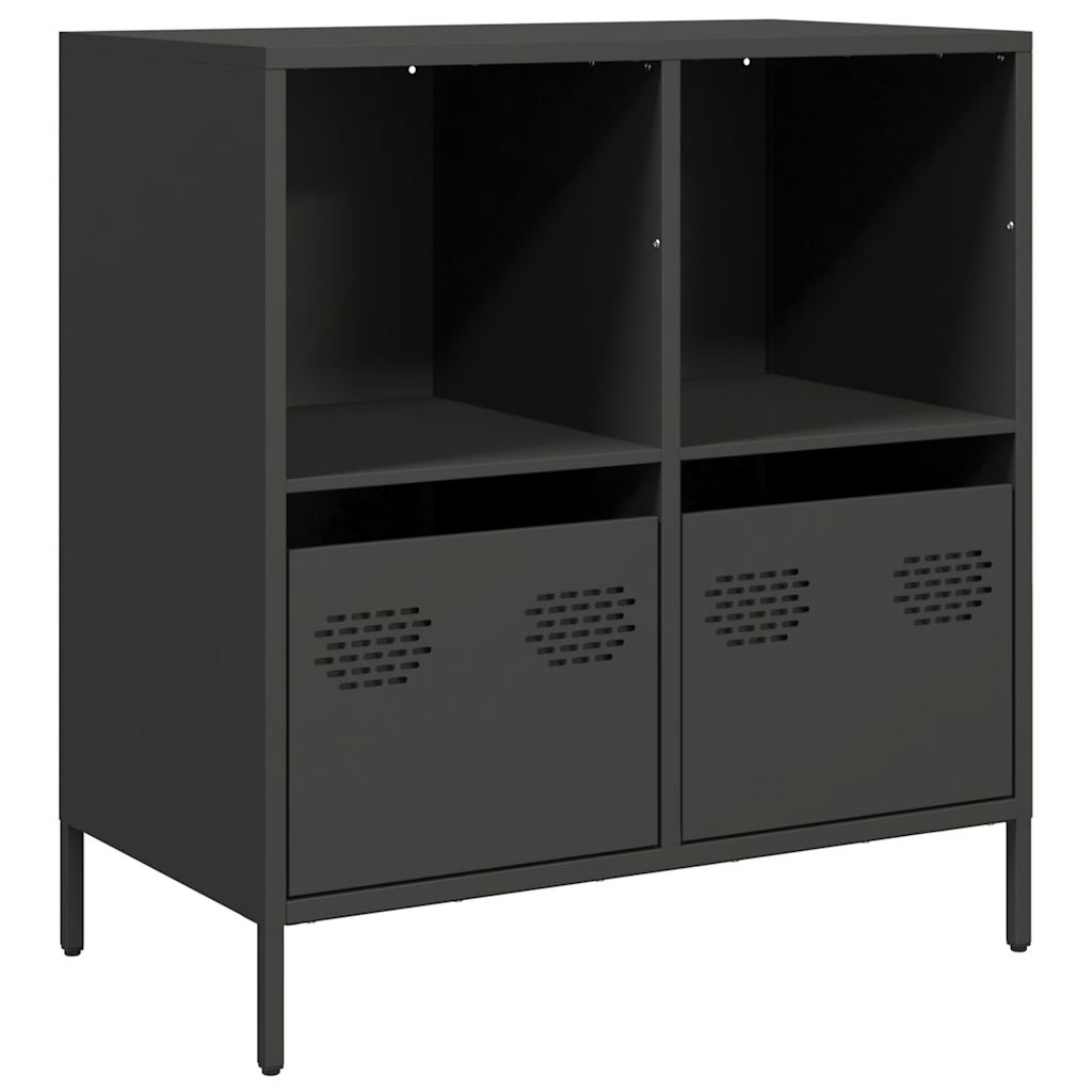 Sideboard Black 68x39x73.5 cm Cold-rolled Steel