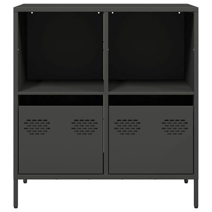 Sideboard Black 68x39x73.5 cm Cold-rolled Steel