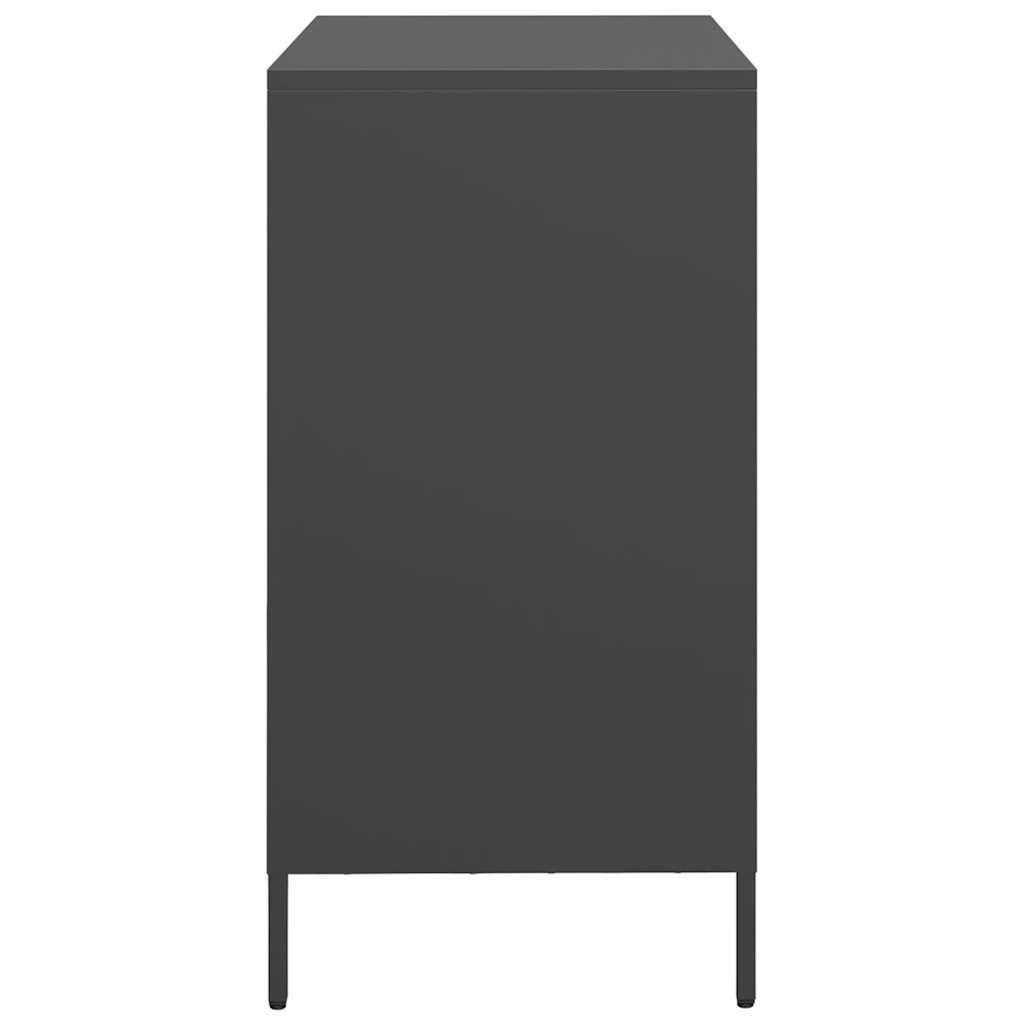 Sideboard Black 68x39x73.5 cm Cold-rolled Steel