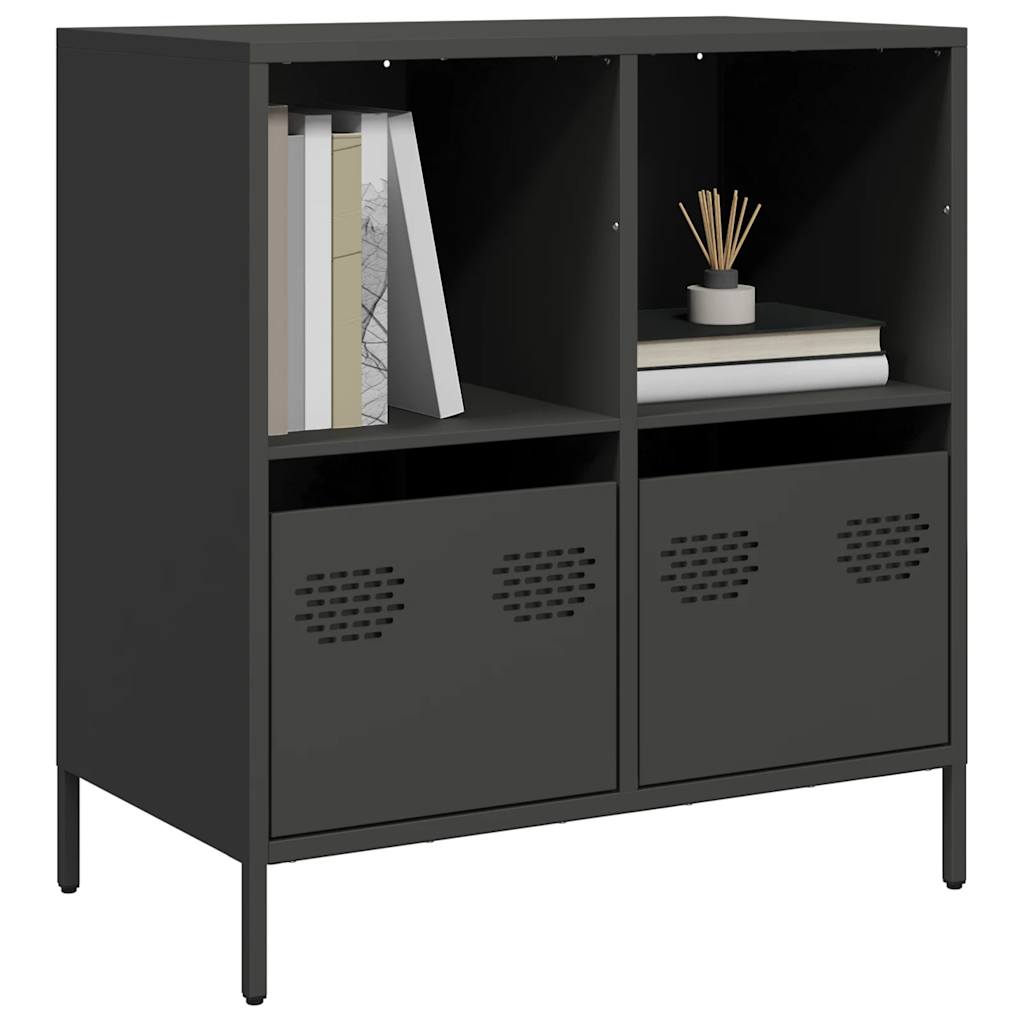 Sideboard Black 68x39x73.5 cm Cold-rolled Steel