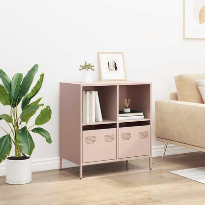 Sideboard Pink 68x39x73.5 cm Cold-rolled Steel