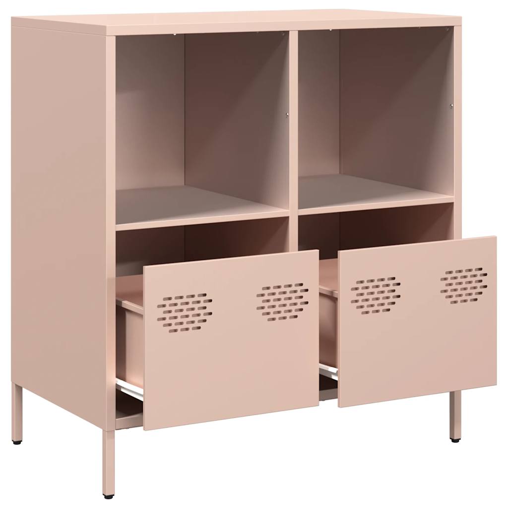 Sideboard Pink 68x39x73.5 cm Cold-rolled Steel