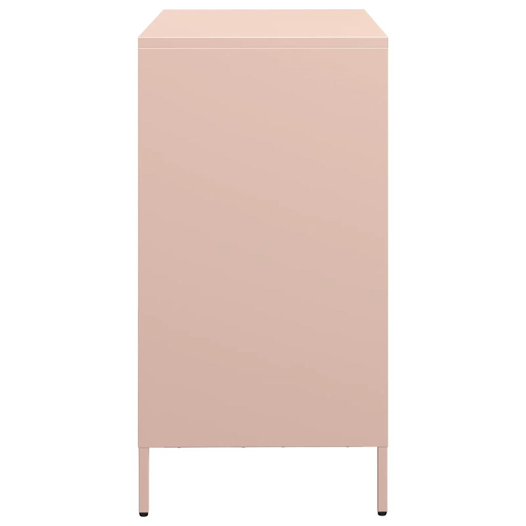 Sideboard Pink 68x39x73.5 cm Cold-rolled Steel