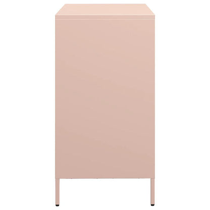 Sideboard Pink 68x39x73.5 cm Cold-rolled Steel