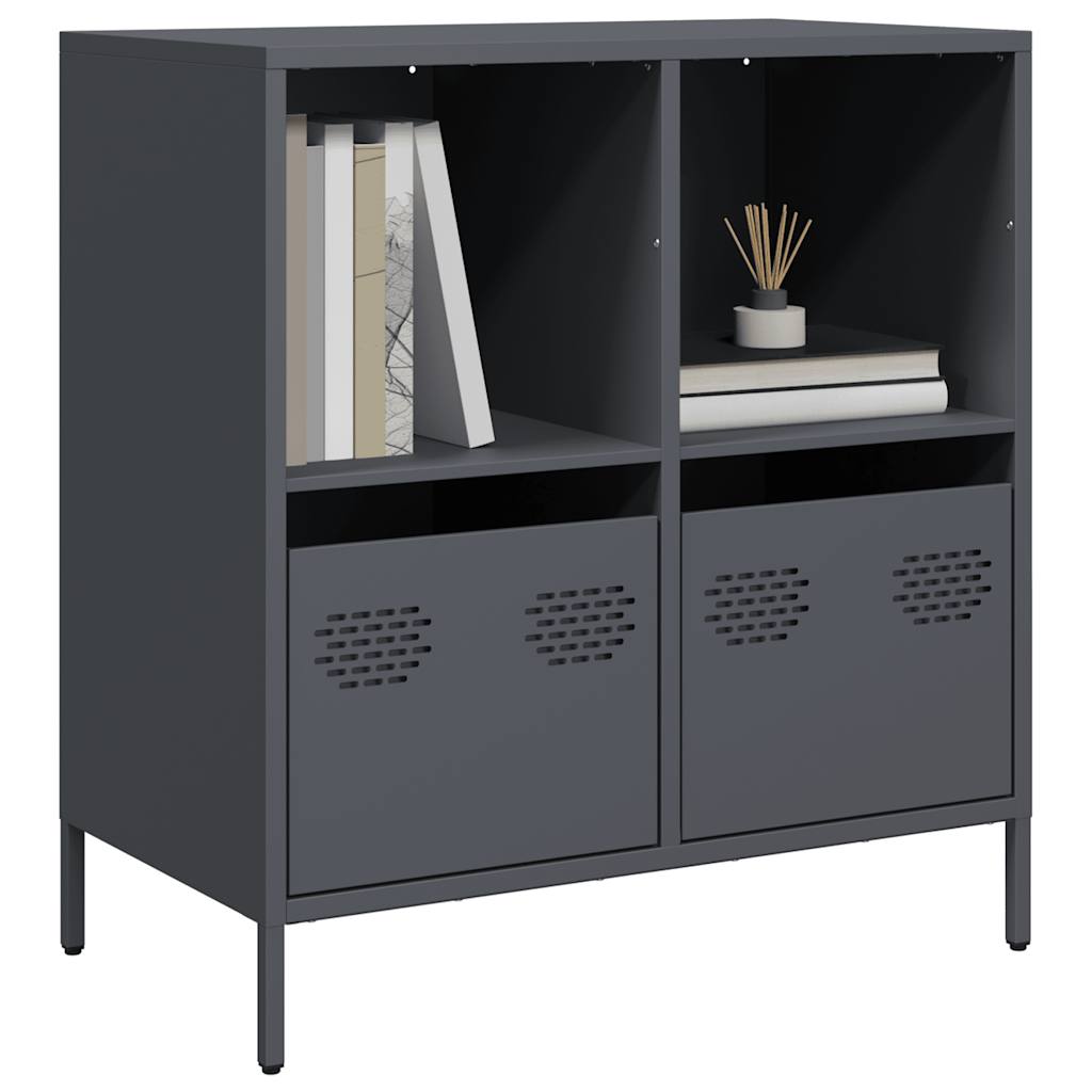 Sideboard Anthracite 68x39x73.5 cm Cold-rolled Steel