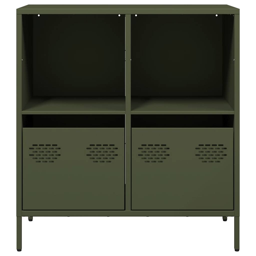 Sideboard Olive Green 68x39x73.5 cm Cold-rolled Steel