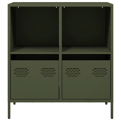 Sideboard Olive Green 68x39x73.5 cm Cold-rolled Steel