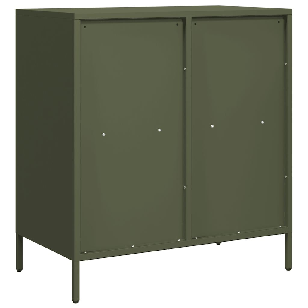 Sideboard Olive Green 68x39x73.5 cm Cold-rolled Steel