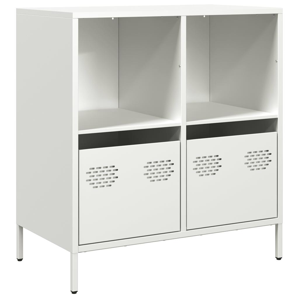 Sideboard White 68x39x73.5 cm Cold-rolled Steel