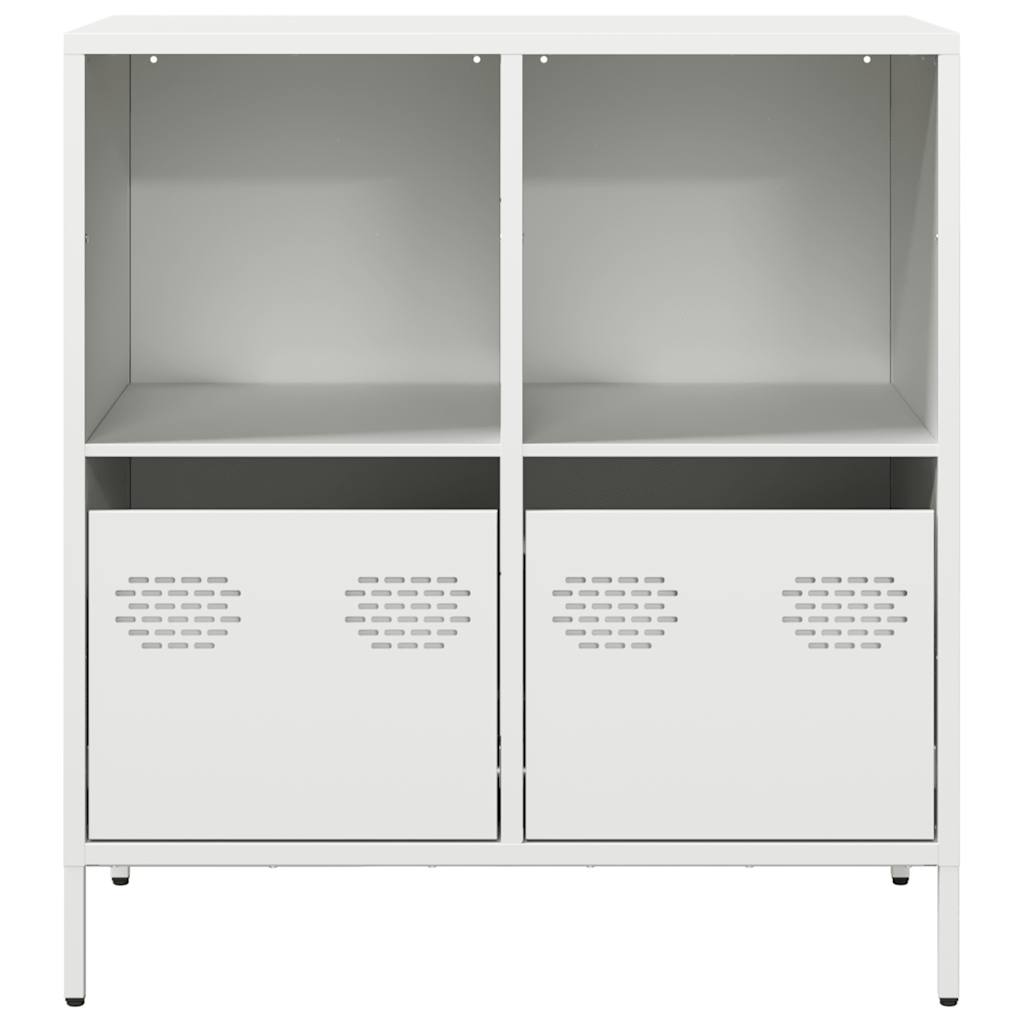 Sideboard White 68x39x73.5 cm Cold-rolled Steel