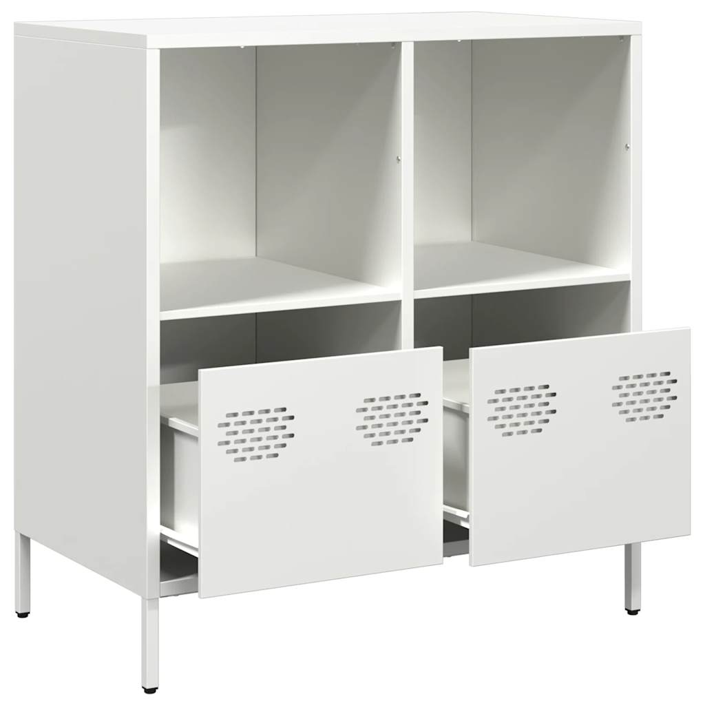 Sideboard White 68x39x73.5 cm Cold-rolled Steel