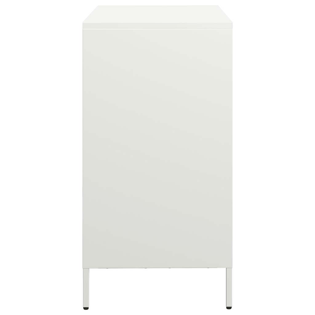 Sideboard White 68x39x73.5 cm Cold-rolled Steel