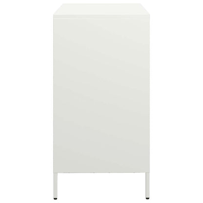 Sideboard White 68x39x73.5 cm Cold-rolled Steel