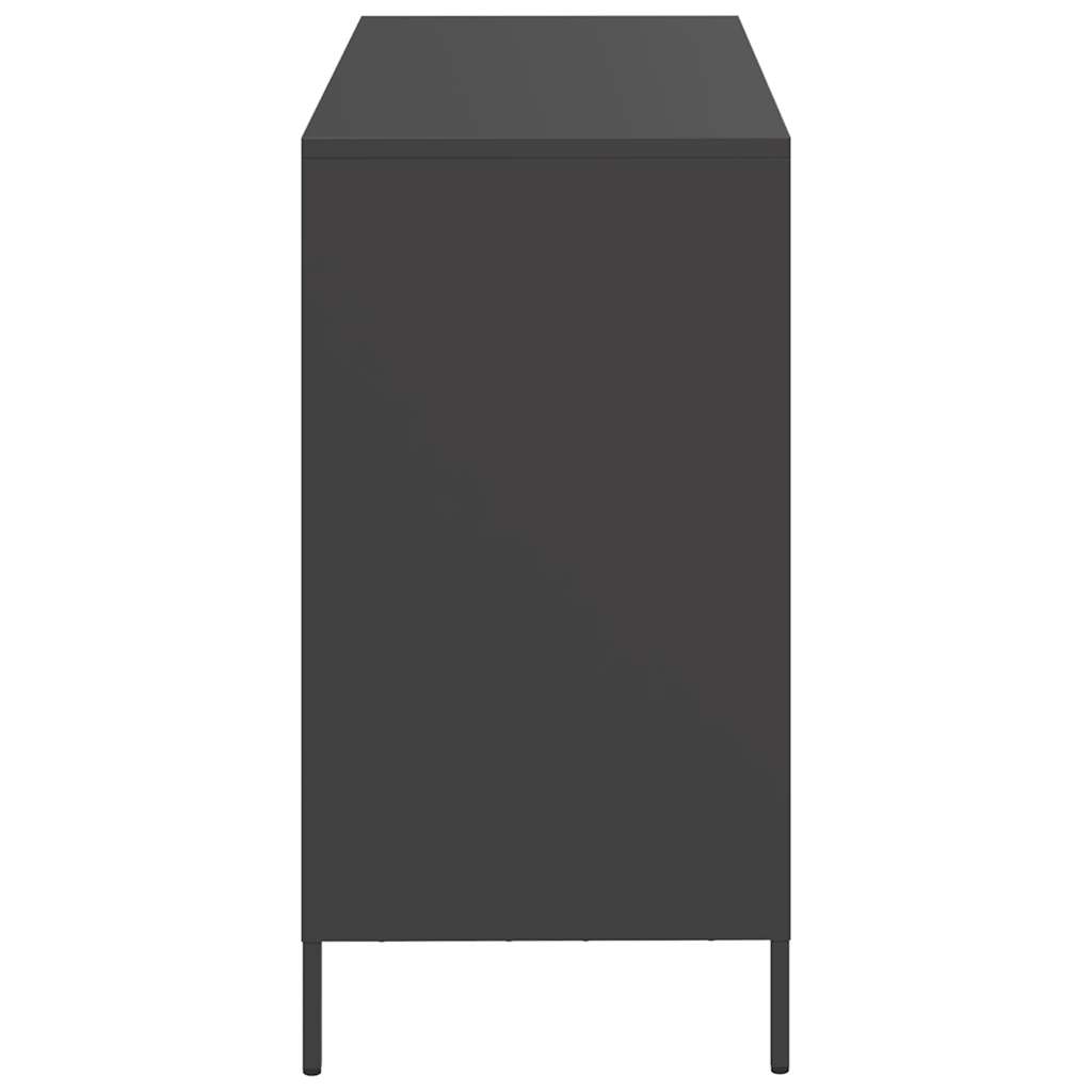 Sideboard Black 101.5x39x73.5 cm Cold-rolled Steel