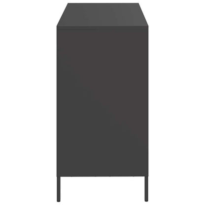 Sideboard Black 101.5x39x73.5 cm Cold-rolled Steel