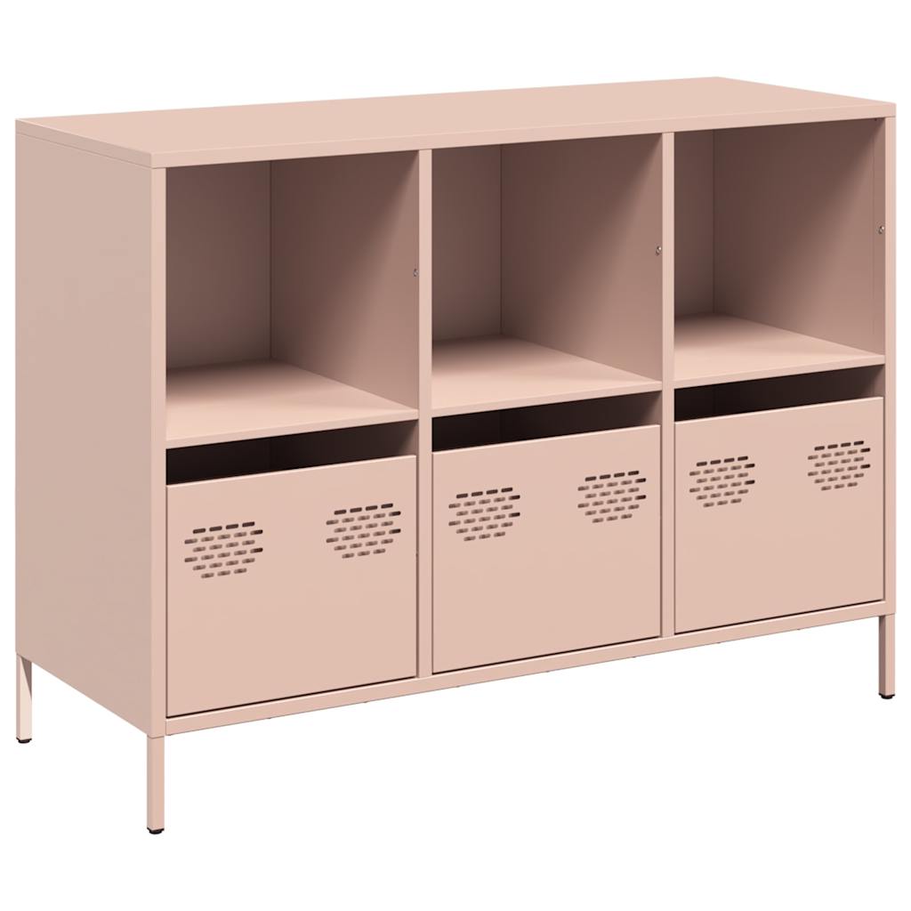 Sideboard Pink 101.5x39x73.5 cm Cold-rolled Steel