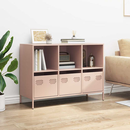 Sideboard Pink 101.5x39x73.5 cm Cold-rolled Steel