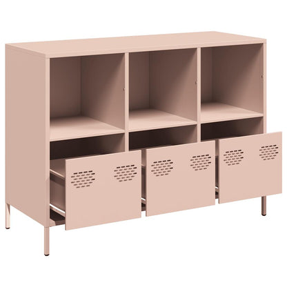 Sideboard Pink 101.5x39x73.5 cm Cold-rolled Steel