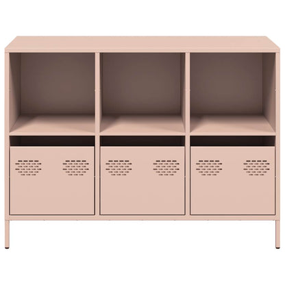 Sideboard Pink 101.5x39x73.5 cm Cold-rolled Steel