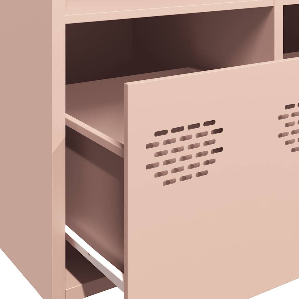 Sideboard Pink 101.5x39x73.5 cm Cold-rolled Steel