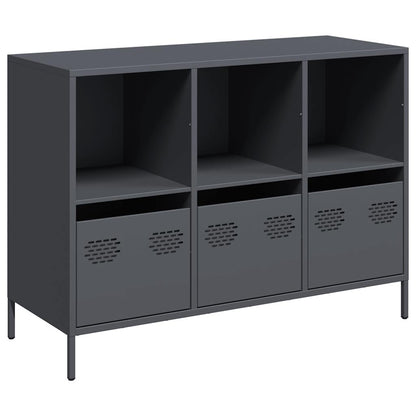 Sideboard Anthracite 101.5x39x73.5 cm Cold-rolled Steel