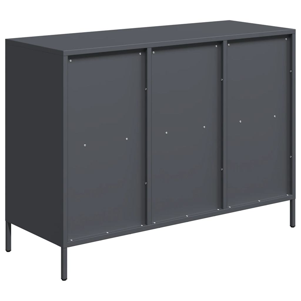 Sideboard Anthracite 101.5x39x73.5 cm Cold-rolled Steel