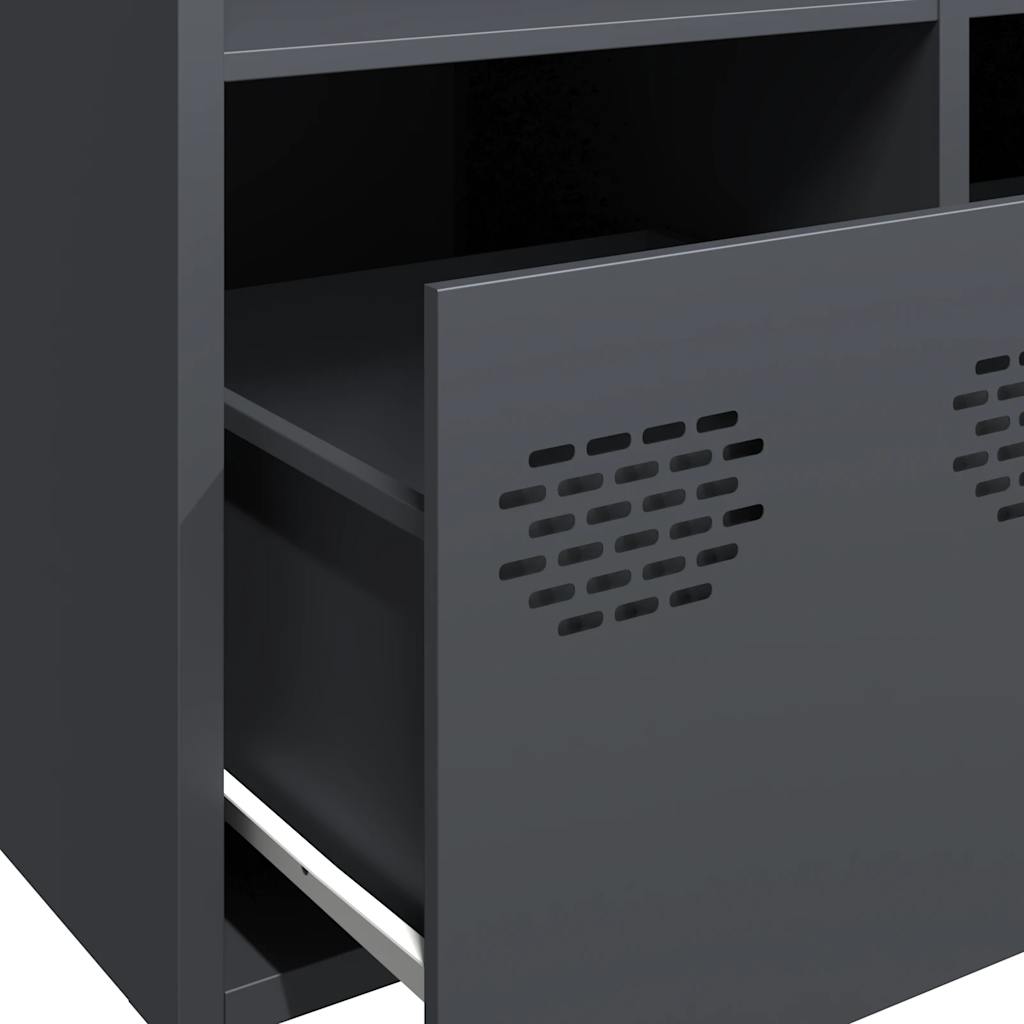 Sideboard Anthracite 101.5x39x73.5 cm Cold-rolled Steel