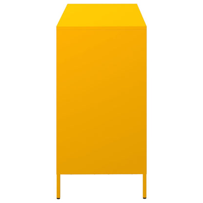 Sideboard Mustard Yellow 101.5x39x73.5 cm Cold-rolled Steel