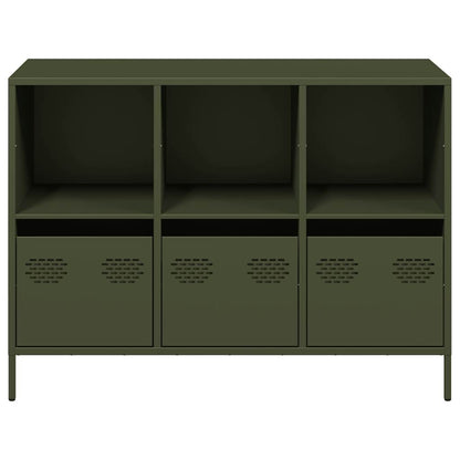 Sideboard Olive Green 101.5x39x73.5 cm Cold-rolled Steel