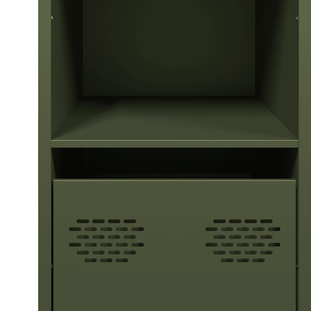 Sideboard Olive Green 101.5x39x73.5 cm Cold-rolled Steel