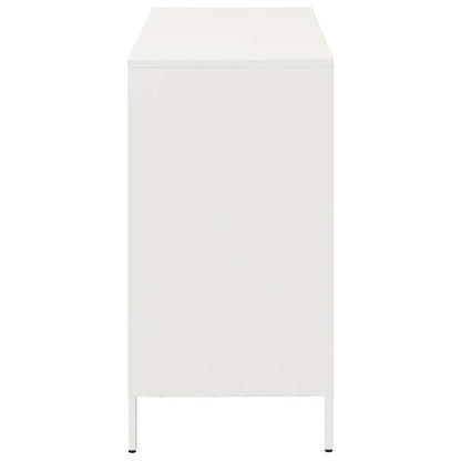 Sideboard White 101.5x39x73.5 cm Cold-rolled Steel