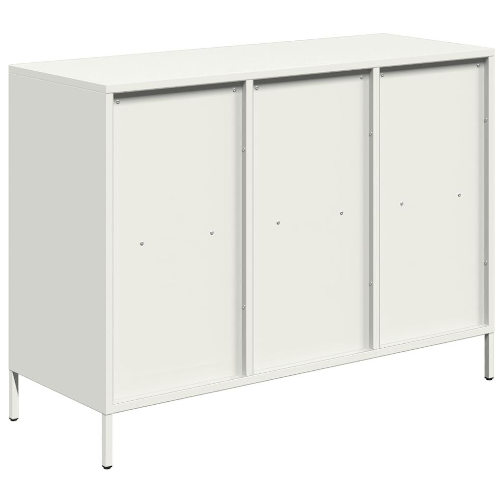 Sideboard White 101.5x39x73.5 cm Cold-rolled Steel