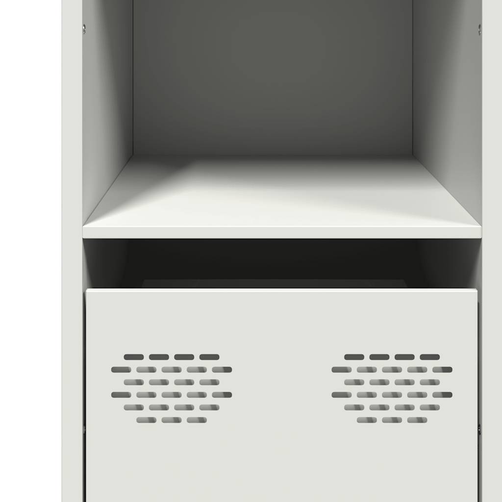 Sideboard White 101.5x39x73.5 cm Cold-rolled Steel