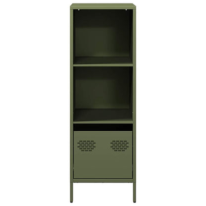 Highboard Olive Green 35x39x103.5 cm Steel