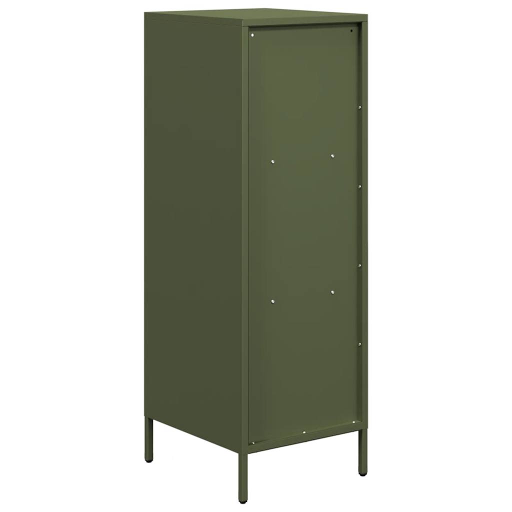 Highboard Olive Green 35x39x103.5 cm Steel