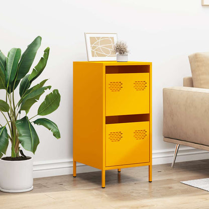 Sideboard Mustard Yellow 35x39x73.5 cm Cold-rolled Steel