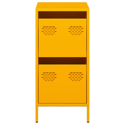 Sideboard Mustard Yellow 35x39x73.5 cm Cold-rolled Steel