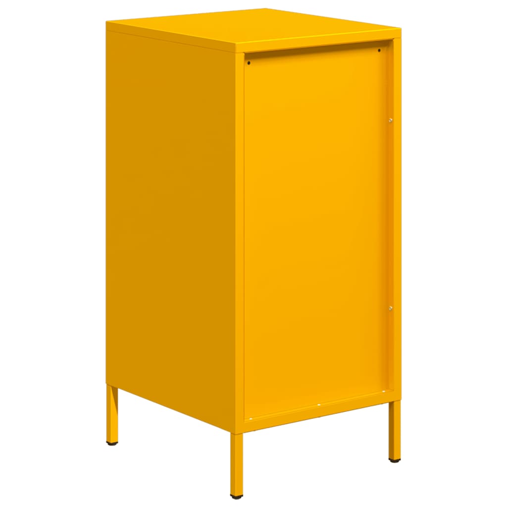 Sideboard Mustard Yellow 35x39x73.5 cm Cold-rolled Steel