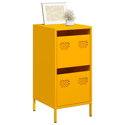 Sideboard Mustard Yellow 35x39x73.5 cm Cold-rolled Steel