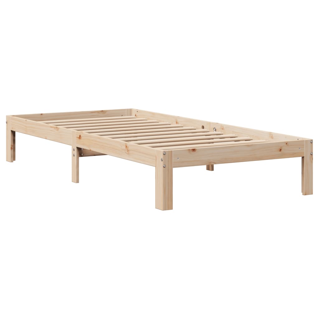 Bed Frame with Drawers without Mattress 75x190 cm Small Single